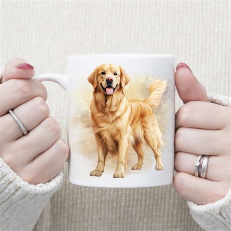 Golden Retriever Coffee Mug Golden Retriever Ts Beautifully