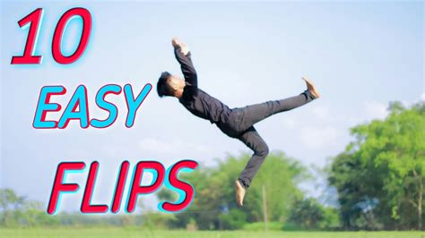 Best Top 10 Easy Flips How To Start Flips Anyone Can Do It 🔥 Youtube