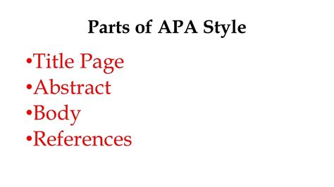 How To Format An Assignment In Apa Style Th Edition How To Format