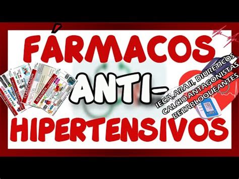 Antihipertensivos Clasificaci N Y Mecanismo De Acci N Guiamed Youtube