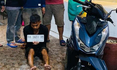 Buruh Harian Lepas Nekat Bawa Kabur Motor Parkir Di Batang Arau Padang