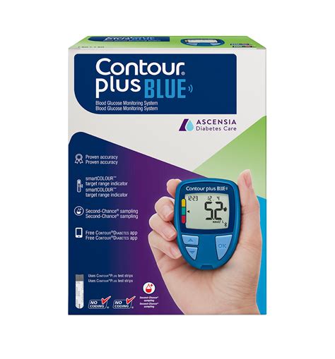 Contour® Plus Blue Blood Glucose Meter Kit Uk