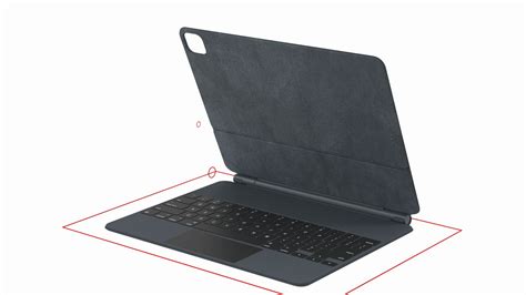 Magic Keyboard Para Ipad De 12 9 Pulgadas Aparejado Modelo 3D 39