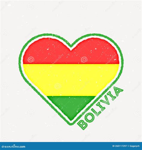 Bolivia Heart Flag Badge Stock Vector Illustration Of Democrat