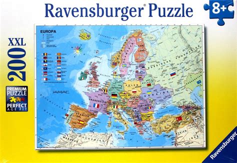 Ravensburger Polityczna Mapa Europy El Xxl Pu