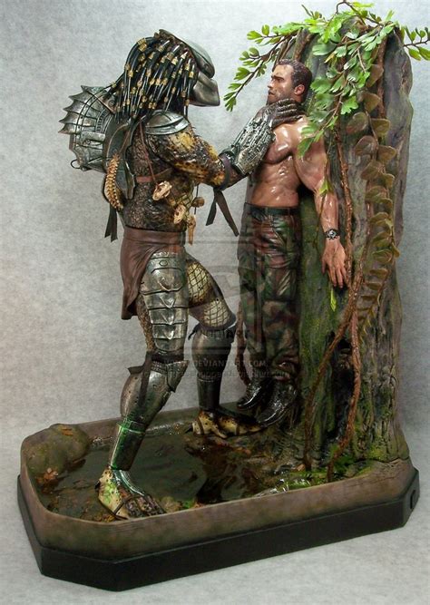 The Encounter By Mangrasshopper On Deviantart Predator Alien Art