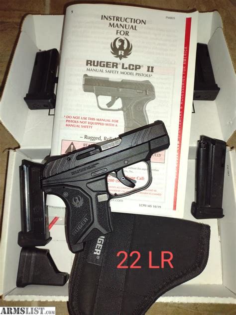 Armslist For Sale Ruger Lcp2 22lr W 4 Mags