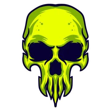 Monster Alien Skull Illustration Vector Skull Monsters Alien Png And