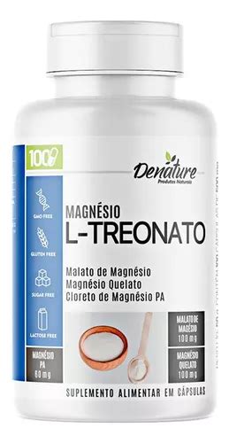 Magnesio L Treonato 260 mg 100 cápsulas Desnaturalizar MercadoLibre