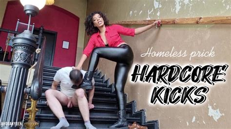 Hardcore Kicks For Prick MahoganyQen Ball Destroyer MahoganyQen Clips4sale