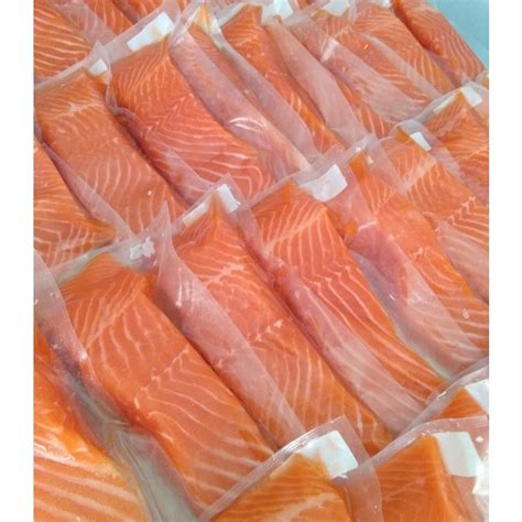 Jual IKAN SALMON FILLET NORWEGIAN SALMON PREMIUM FILLET 100 200 Gram