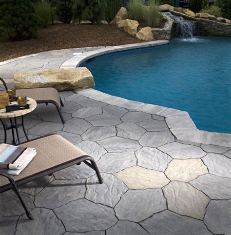 20 Fresh and Natural Pool Deck Stone Inspirations