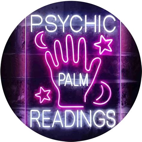 Fortune Teller Psychic Palm Readings LED Neon Light Sign | Neon light signs, Neon signs, Led ...