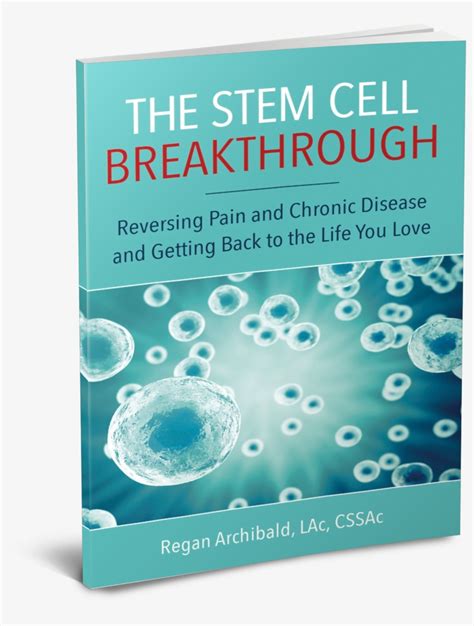 The Stem Cell Breakthrough By Regan Archibald Poster Png Image