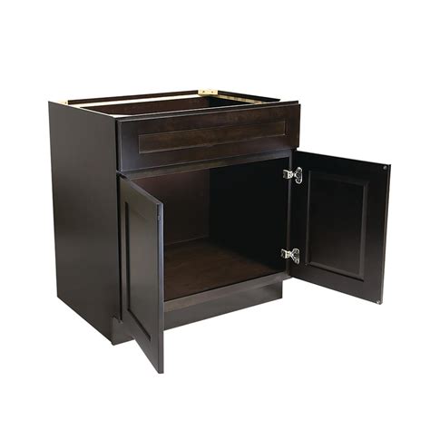 Fully Assembled Sink Base Cabinet In Espresso 42 Inch By 345 Inch By