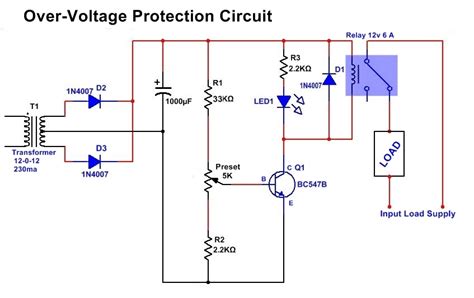 Circuit Diagram Of Overvoltage Relay - Circuit Diagram