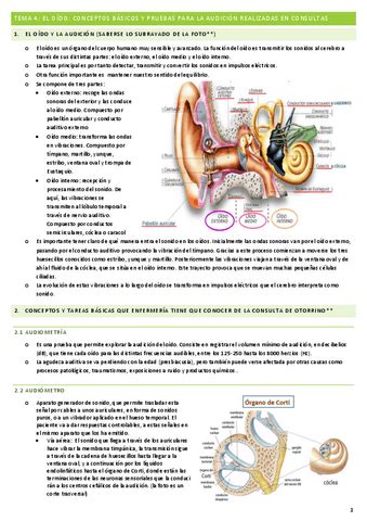 TEMA 4 EL OIDO Pdf