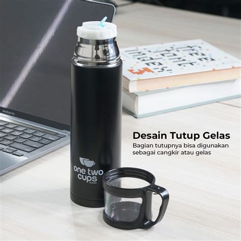 Jual Botol Minum Termos Air Panas Dingin With Cup Head Ml Stainless