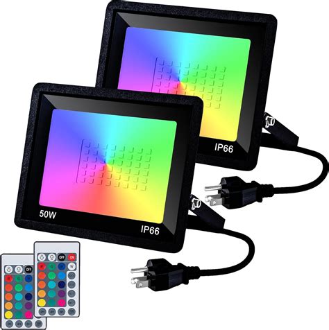 FTL 50W LED Flood Light RGB 500W Equivalent Color Changing Flood