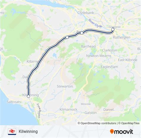 Scotrail Route Schedules Stops Maps Kilwinning Updated