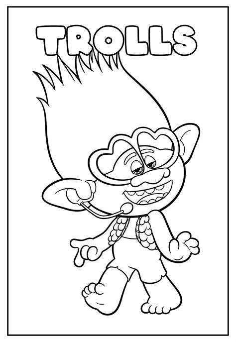 Desenhos Para Colorir Dos Trolls Páginas Para Colorir Da Disney Porn