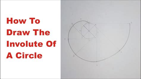 draw  involute   circle  engineering drawing