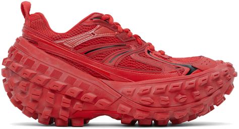 Balenciaga Red Defender Sneakers SSENSE Canada