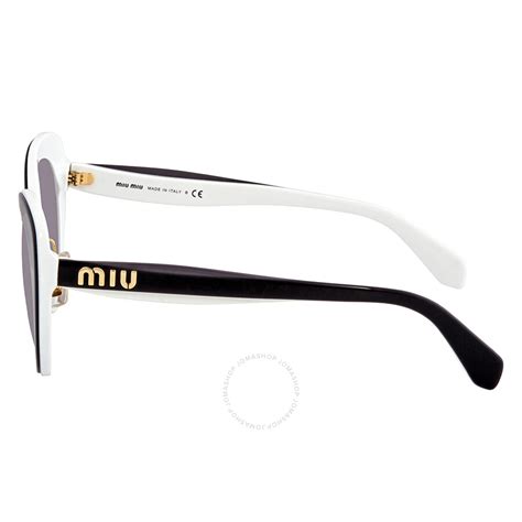 Miu Miu Pink Gradient Dark Cat Eye Ladies Sunglasses Mu 06ts J9xgr0 53 Miu Miu Sunglasses