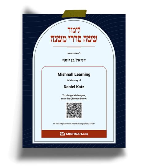 Digital Mishnah Charts Learn Mishnah Online