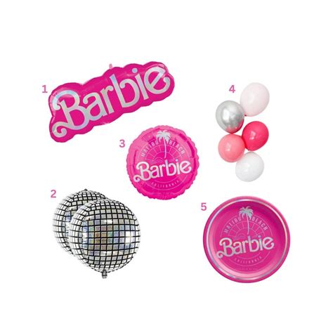 Barbie Birthday Party Decorations Barbie Plates Barbie Balloons C'mon ...