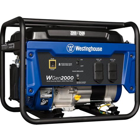 Westinghouse WGen 2 000 2 500 Watt Gas Powered Portable Generator