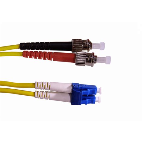 JFSLT3 3mt LC ST MonoModo SM Duplex Jumper Cable Fibra 3 0mm 9 125um