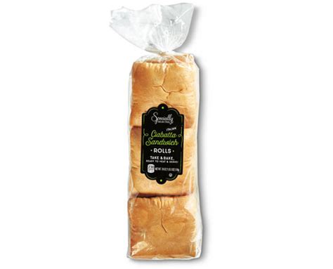 Ciabatta Sandwich Rolls Specially Selected Aldi Us