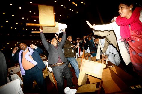 Brawl Disrupts Drafting Of Constitution In Nepal The New York Times