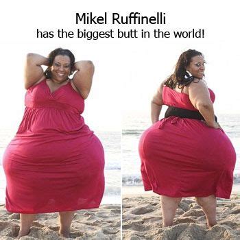 Mikel Ruffinelli Owns The Biggest Butt In The World Measuring Inches