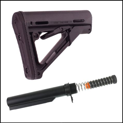 mm buffer tube kit magpul ctr stock black  milspec buffer tube