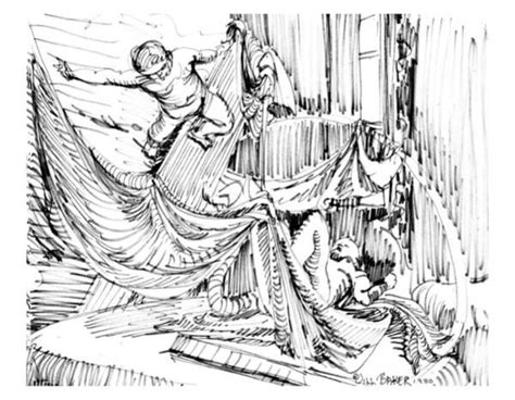 Cupid And Nude Drawing By Jill Baker