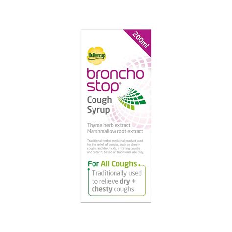 Buttercup Bronchostop Cough Syrup 200ml Uk Meds Online