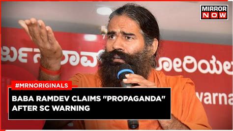 Baba Ramdev Issues Statement SC Warning Over Misleading Ads