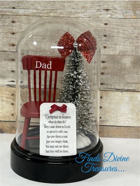 Christmas In Heaven Memorial Ornament Chair Memorial Ornament In