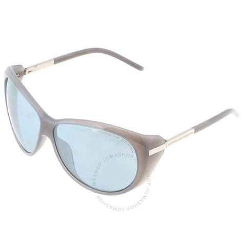 Porsche Design Blue Oval Ladies Sunglasses P8602 D 64 4046901830199 Sunglasses Jomashop