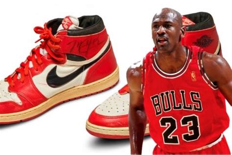 Sneakers De Michael Jordan Subastados En M S De Medio Mill N All City