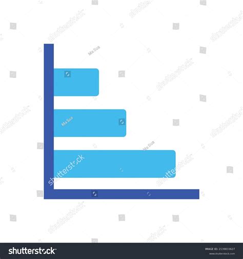 Horizontal Bar Graph Icon Vector Graphic Stock Vector (Royalty Free ...