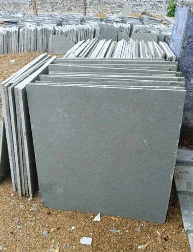 Grey Rough Kota Stone Tile For Flooring Thickness 6 Mm At Rs 19 Sq