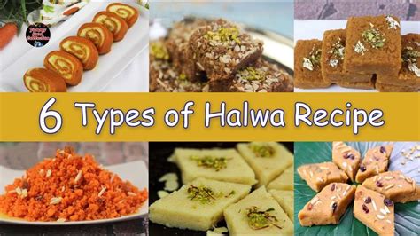 six types of halwa recipe