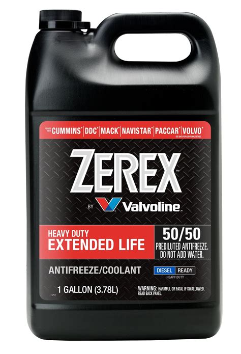 Zerex HD Extended Life 50 50 Prediluted Antifreeze Walmart