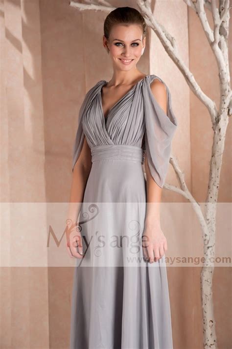 Robe Longue Grise Pour Mariage Atelier Yuwa Ciao Jp