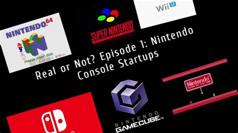 Nintendo Console Startups — Real Or Not 1983 2021 Youtube