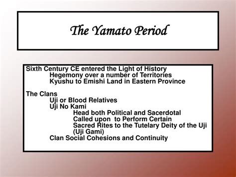 PPT - The Yamato Period PowerPoint Presentation, free download - ID:700812