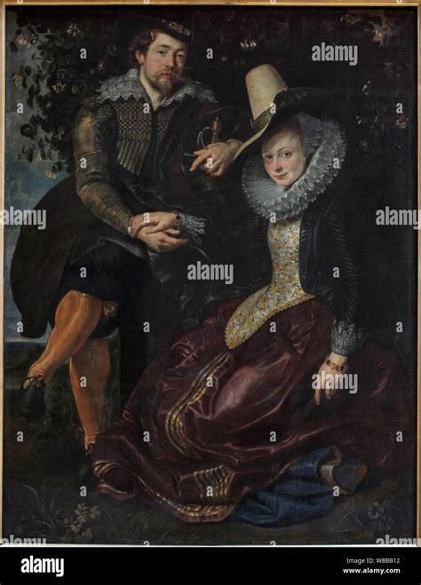 Rubens And Isabella Brant In The Honeysuckle Bower 1609 10 By Peter